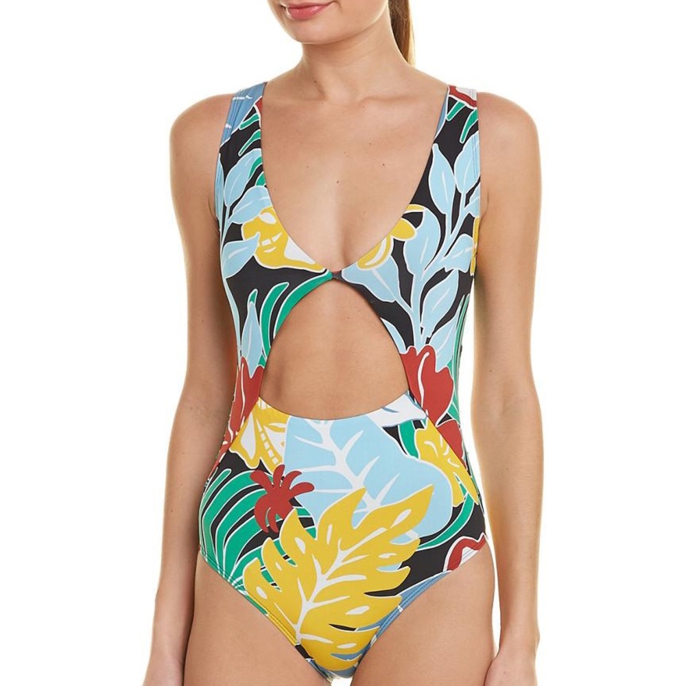 NWT PatBo One Piece Cutout Orange Crush Swimsuit - Picture 2 of 8